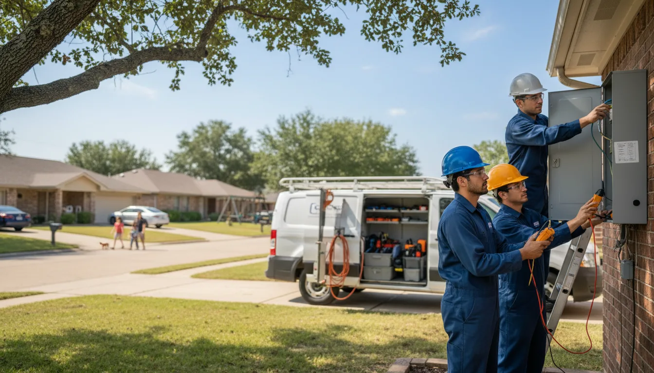 Certified electrician providing emergency electrical services in Carter, OK